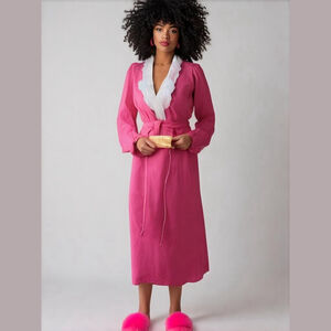 Reasa Martin Vintage Hot Pink Robe - Small